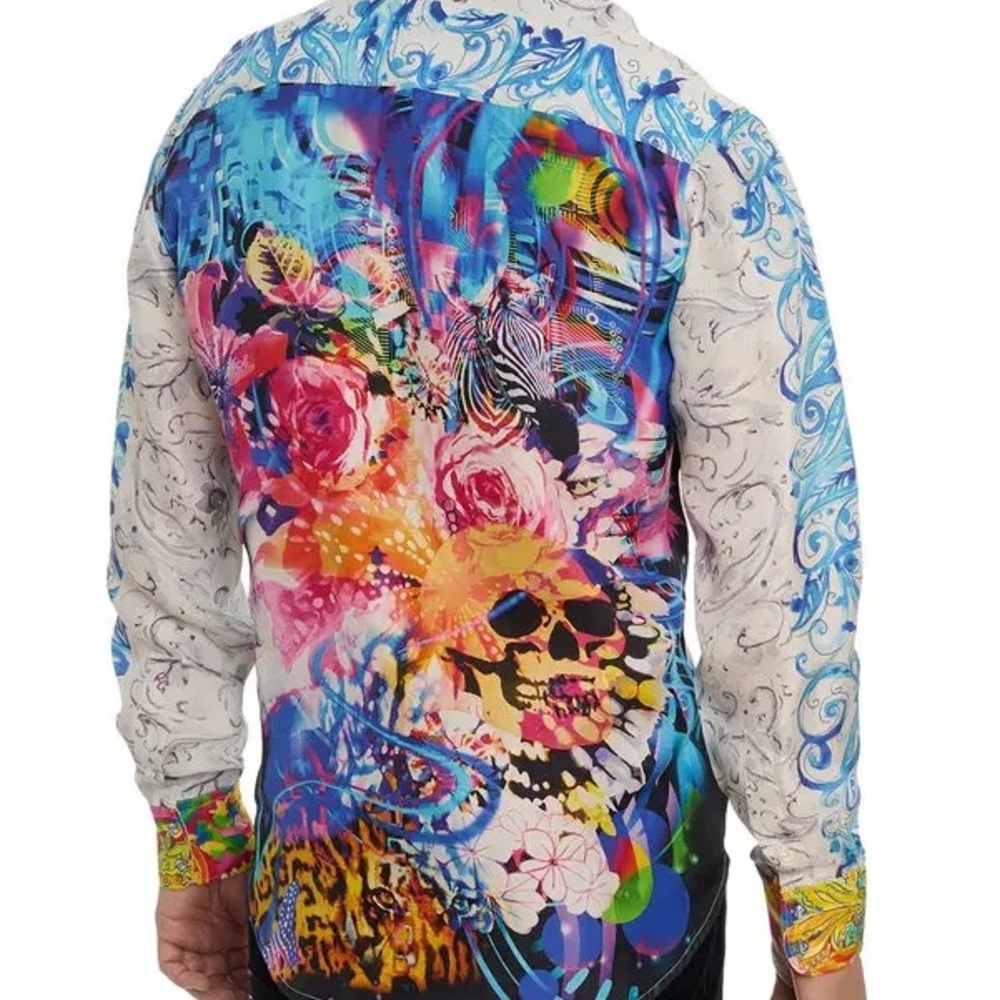NWT Robert Graham Limited Edition “The B Hudson” 100% Silk 50%Off Original Price - Picture 4 of 14